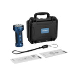Olight Blue Marauder Mini 2 Flashlight Kit with Carrying Case for Powerful Illumination