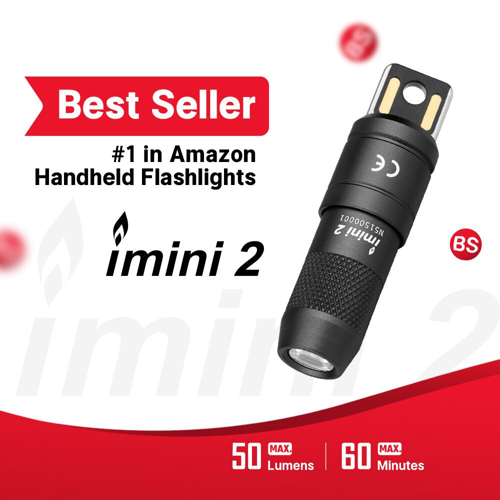 imini 2 Rechargeable Mini Flashlight