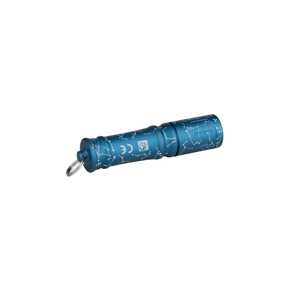 Olight Blue I3E Flashlight with Constellation Pattern for Everyday Carry