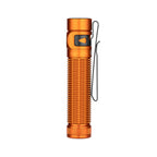 Olight Baton 4 Pro orange EDC flashlight with pocket clip