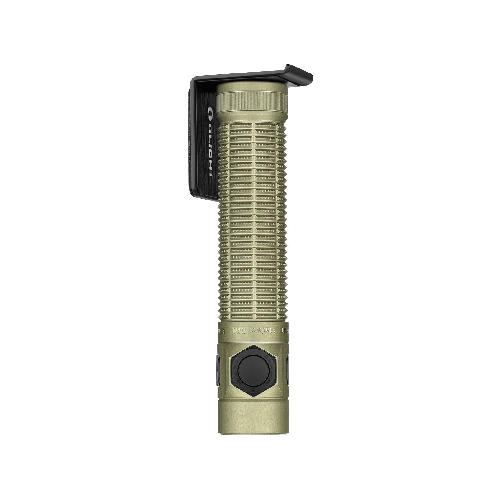 Olive Green Baton Ultra with steel pocket clip attached