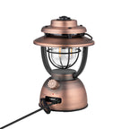 Olight Bronze Olantern Classic 2 Pro with USB Cable Plugged in for Charging and Outdoor Lighting