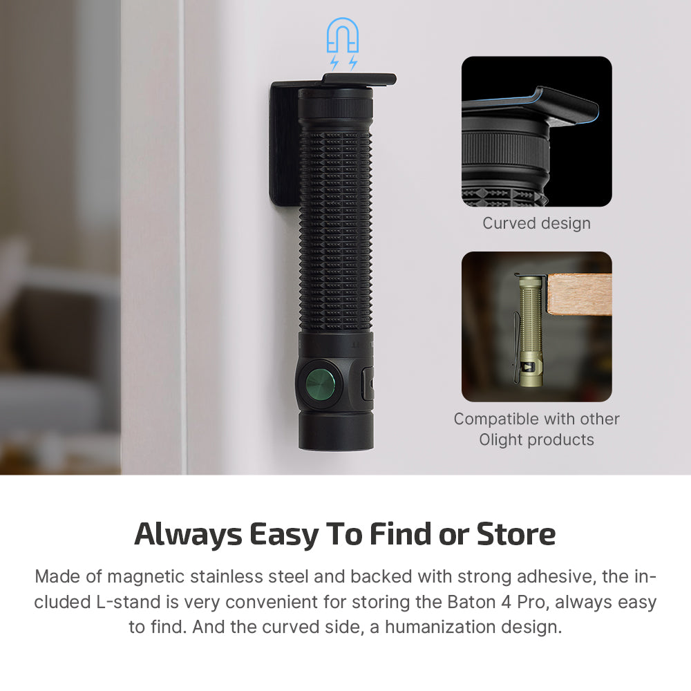 Olight Baton 4 Pro magnetic L Stand