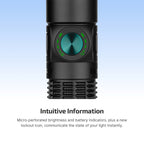 Olight Baton 4 Pro brightness battery and lockout indicators