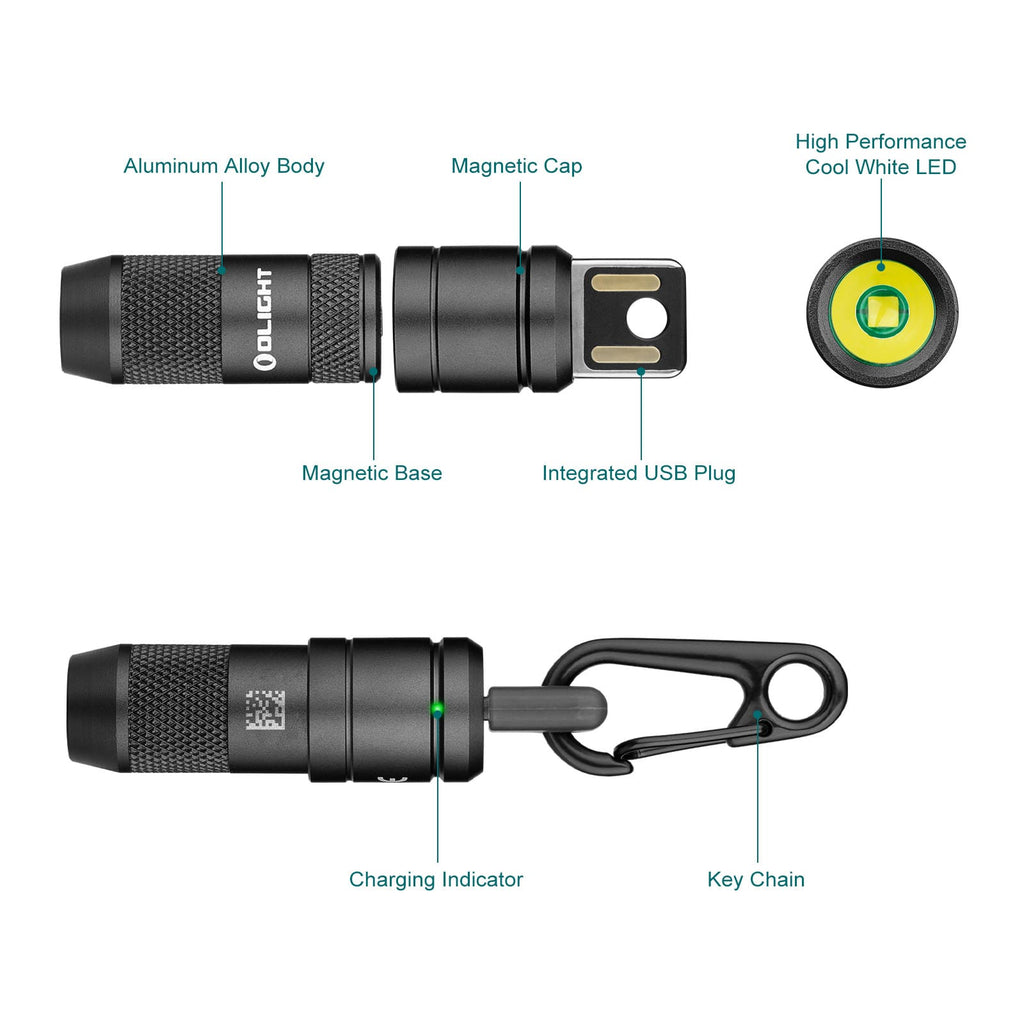 imini 2 Rechargeable Mini Flashlight