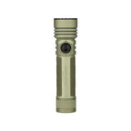 Olight Seeker Ultra olive green LED flashlight with textured grip and rotary switch